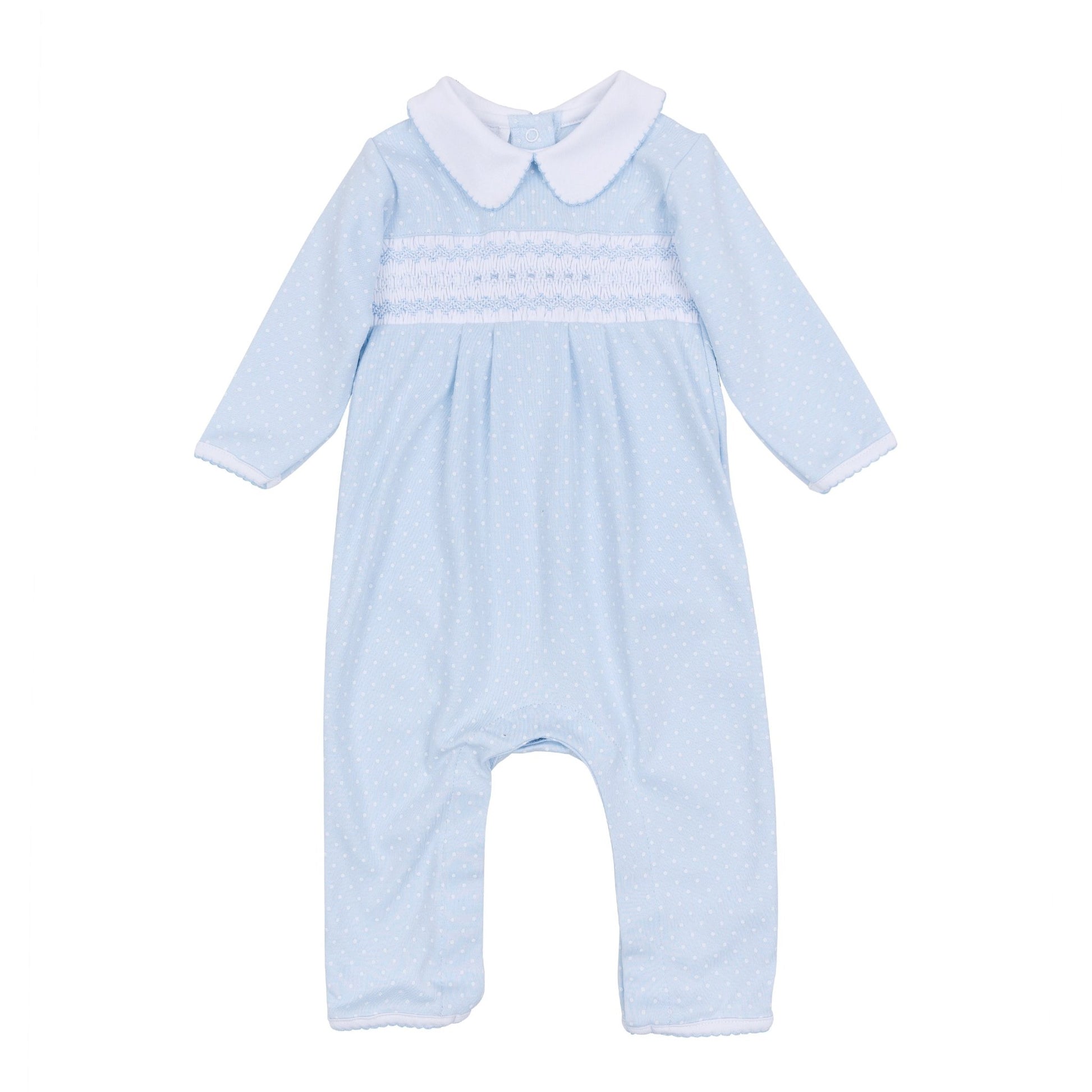Luca's Classics Smocked Playsuit - Light Blue - Magnolia BabyPlaysuit