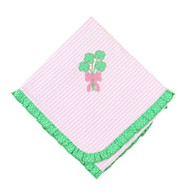  Lucky Bouquet Applique Ruffle Receiving Blanket - Magnolia BabyReceiving Blanket