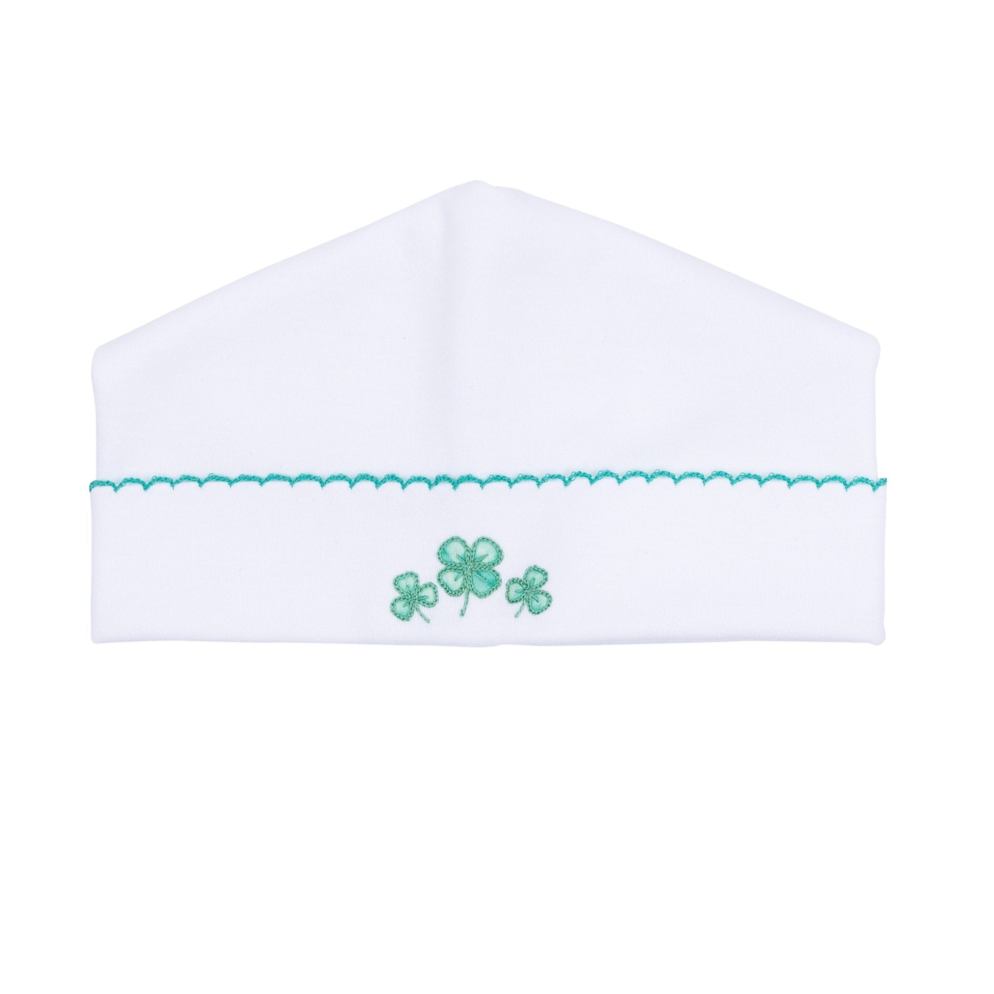 Lucky Little Ones Embroidered Hat - Green - Magnolia BabyHat