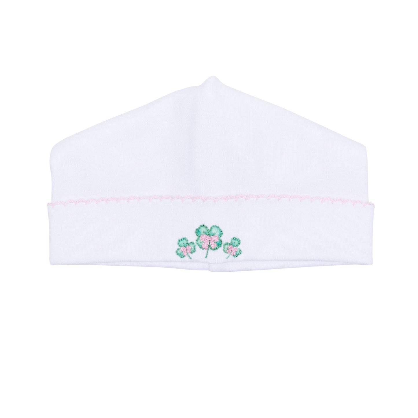 Lucky Little Ones Embroidered Hat - Pink - Magnolia BabyHat