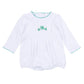 Lucky Little Ones Embroidered Long Sleeve Bubble - Green - Magnolia BabyBubble
