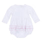 Lucky Little Ones Embroidered Long Sleeve Bubble - Pink - Magnolia BabyBubble