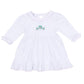 Lucky Little Ones Embroidered Long Sleeve Dress - Pink - Magnolia BabyDress