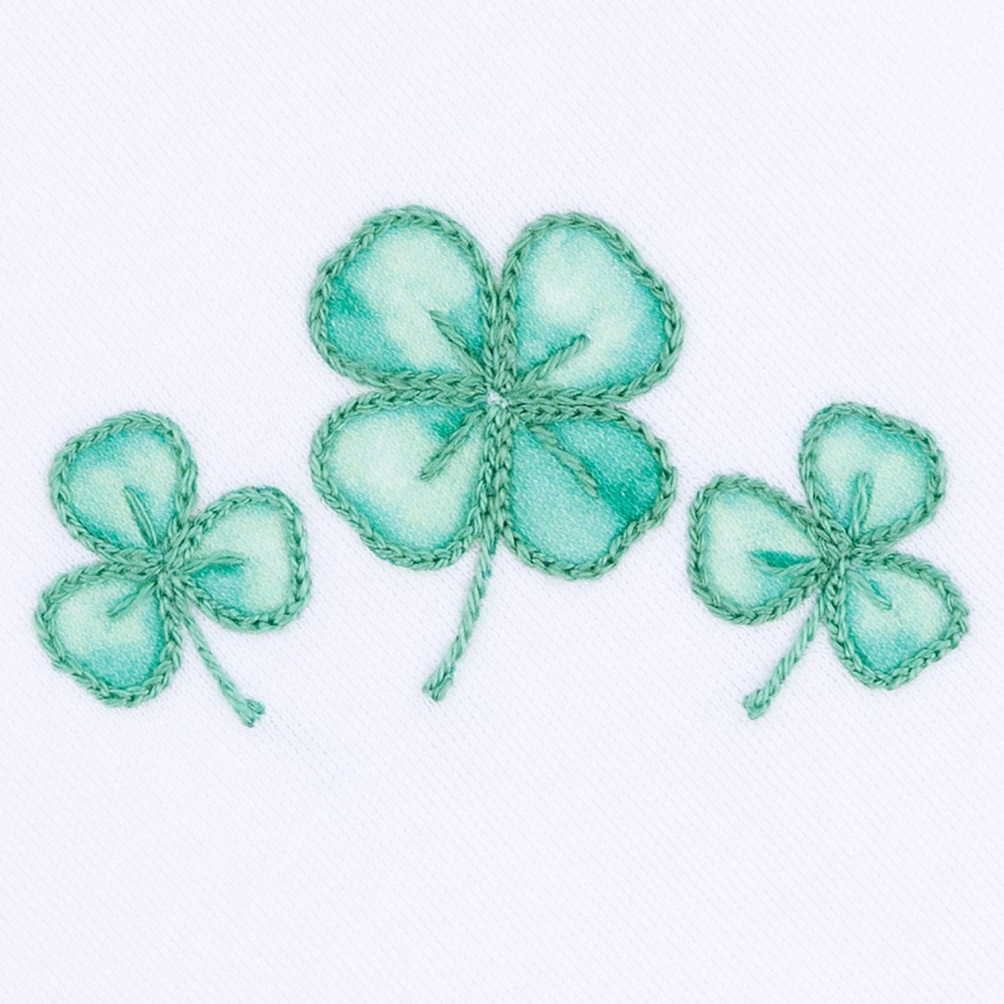 Lucky Little Ones Embroidered Socks - Green - Magnolia BabySocks