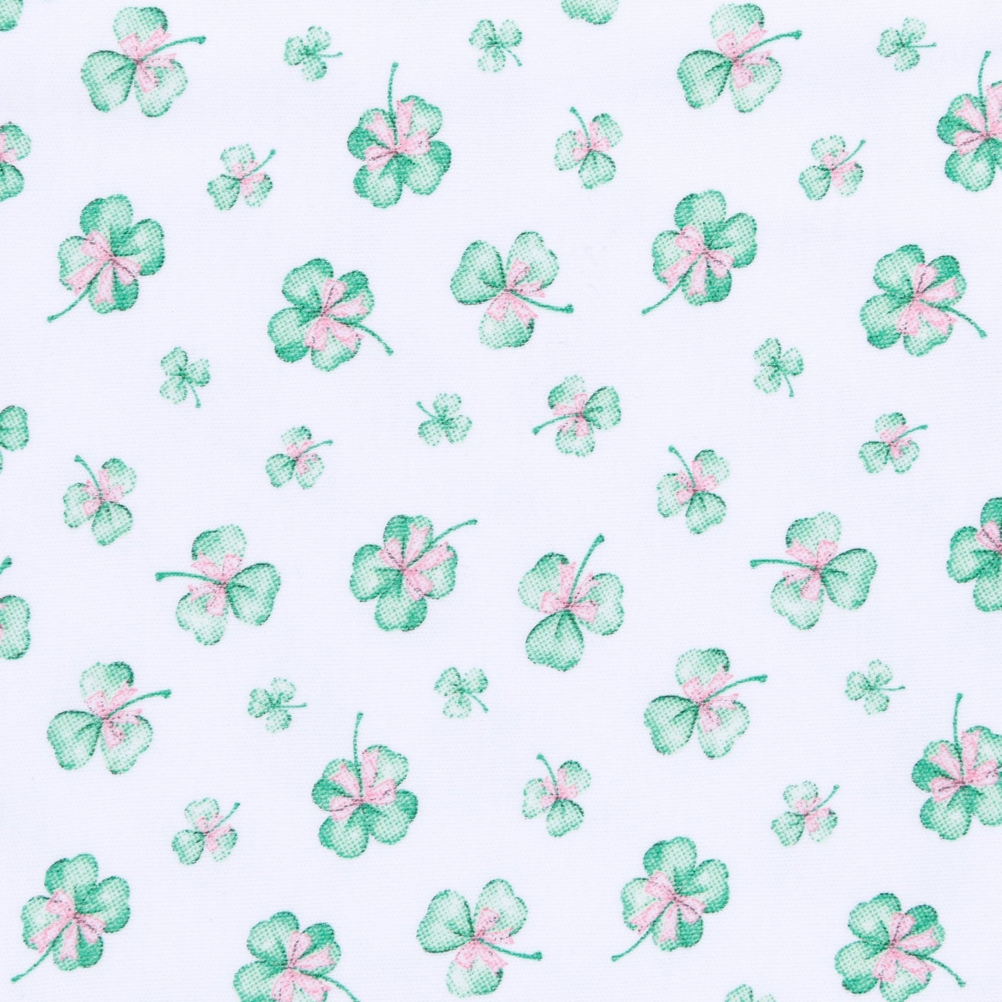 Lucky Little Ones Printed Ruffle Footie - Pink - Magnolia BabyFootie