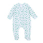 Lucky Little Ones Printed Zip Footie - Green - Magnolia BabyFootie