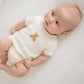 Bear Hugs Hand-Embroidered Bubble - Ivory