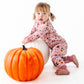 Halloween Hounds Long Pajamas - Dusty Rose