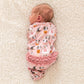 Halloween Hounds Ruffle Zip Footie - Dusty Rose