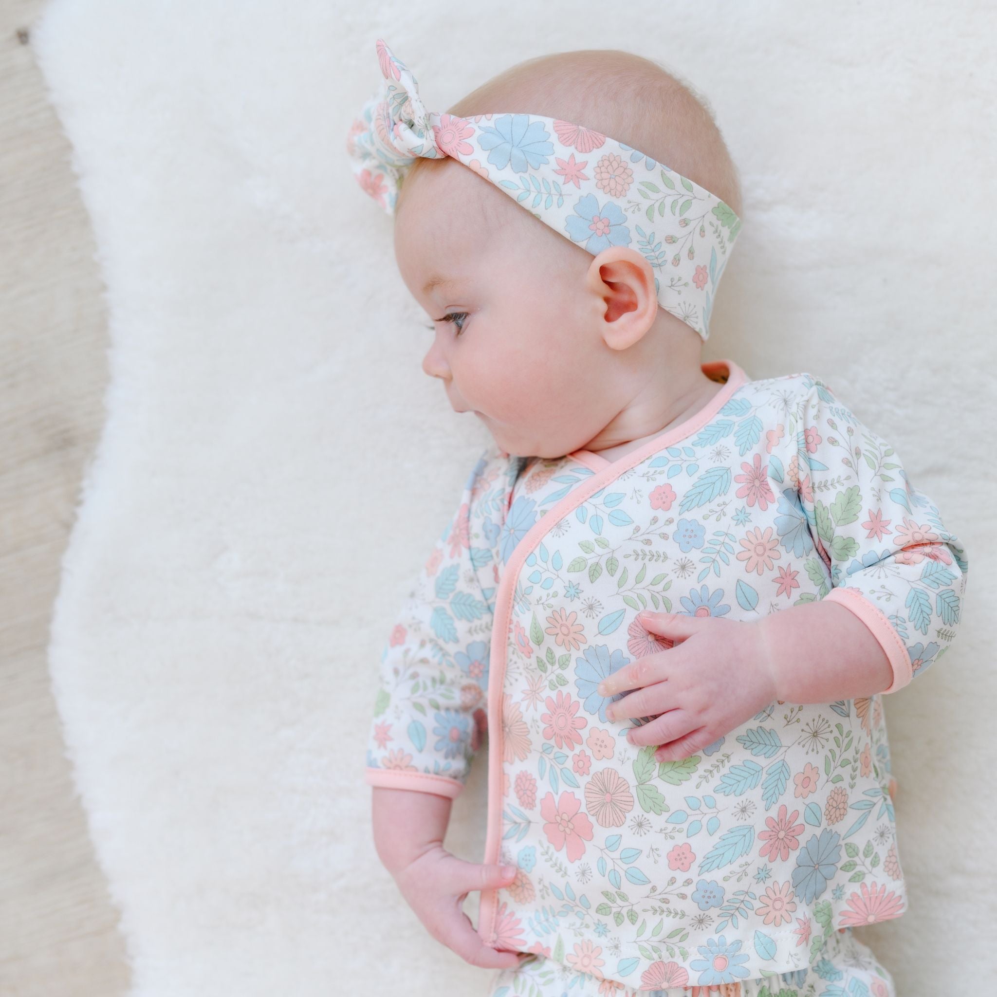 Delilah Kimono Footed Pant