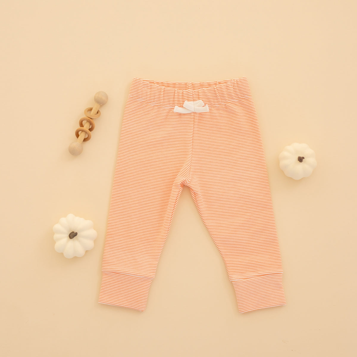 Joggers - Orange & White Striped