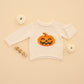 Pumpkin and Boo Pullover Sweater
