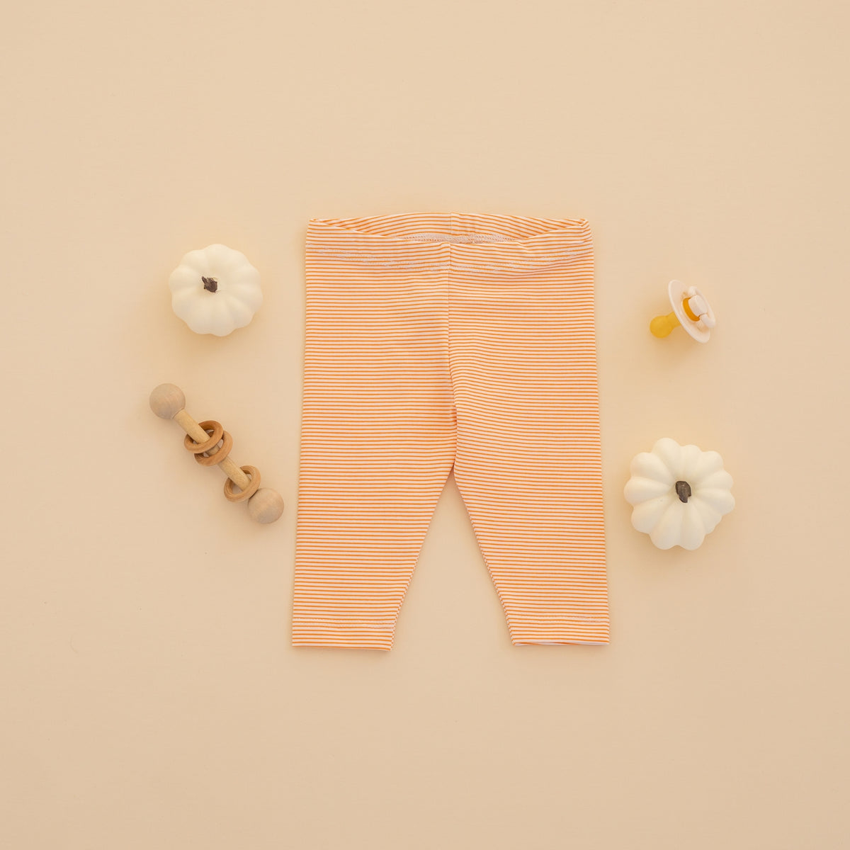 Leggings - Pumpkin Stripe