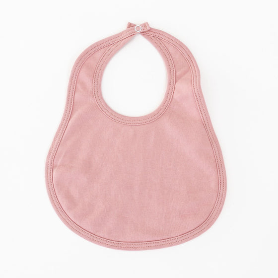 Luna & Arlo Basics Bib - Dusty Rose - Magnolia BabyBib