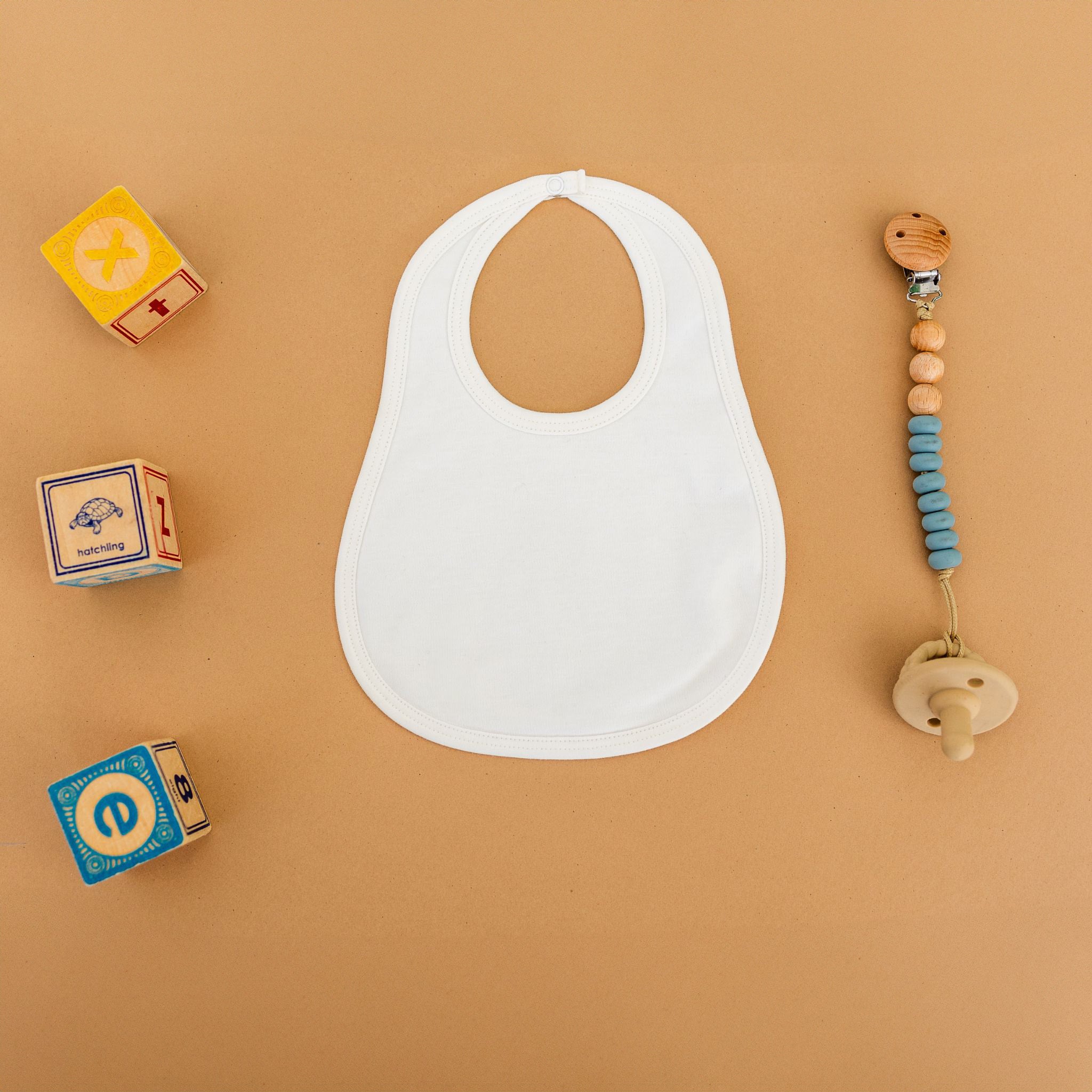 Luna & Arlo Basics Bib - Ivory - Magnolia BabyBib