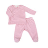 Luna & Arlo Basics Girl X - Tee Footed Pant Set - Dusty Rose - Magnolia Baby2pc Pant Set