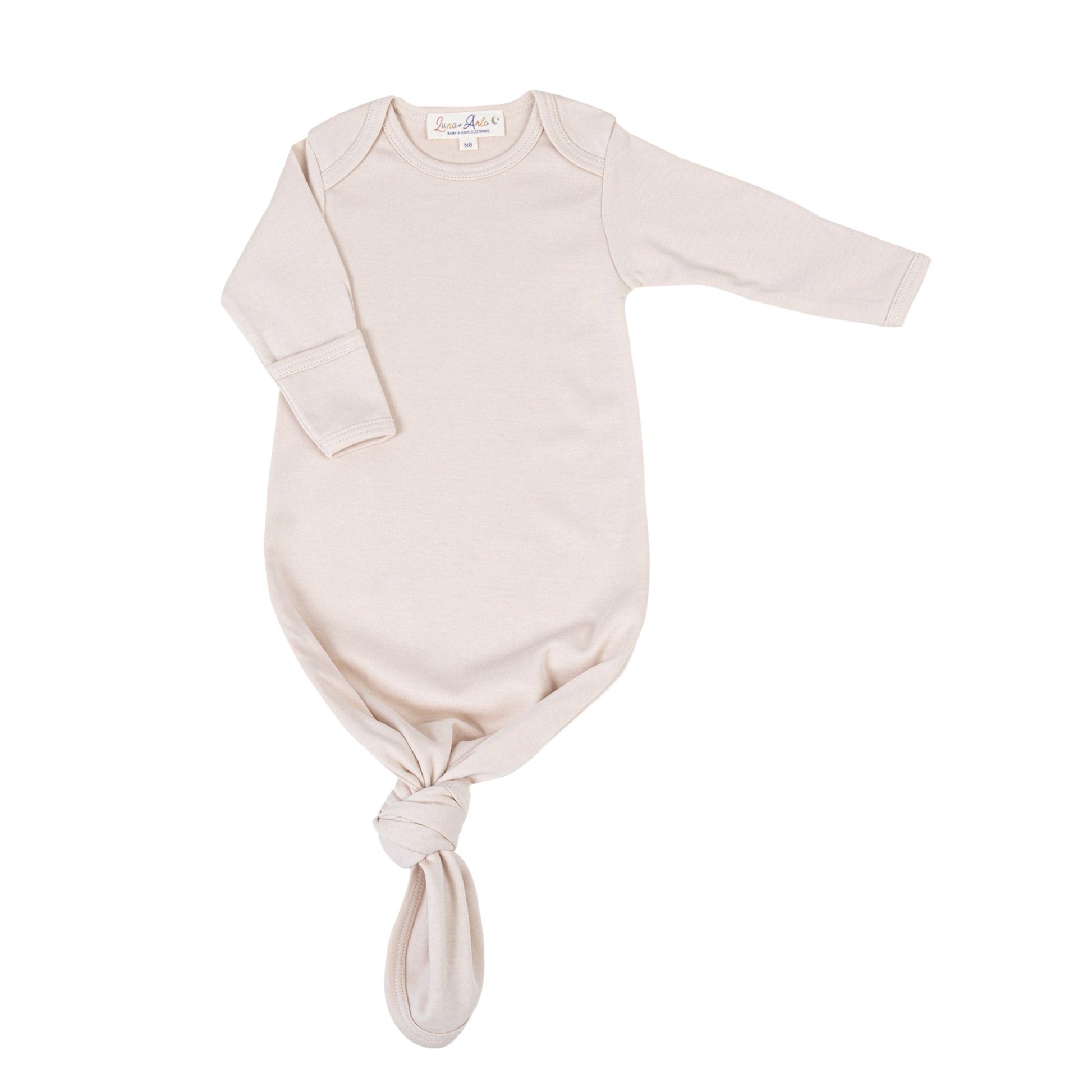 Luna & Arlo Basics Gown - Driftwood - Magnolia BabyGown