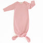 Luna & Arlo Basics Gown - Dusty Rose - Magnolia BabyGown