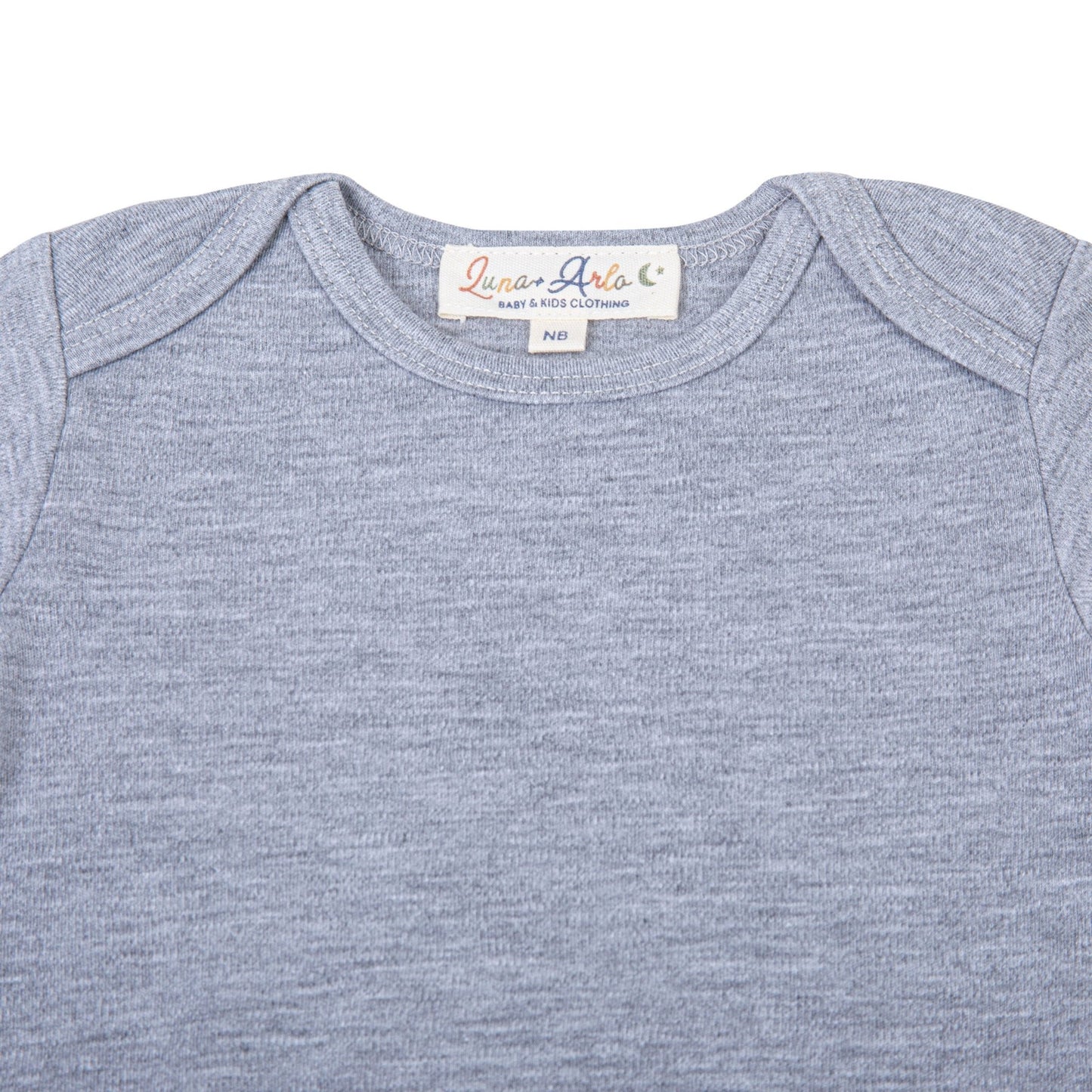 Luna & Arlo Basics Gown - Slate - Magnolia BabyGown