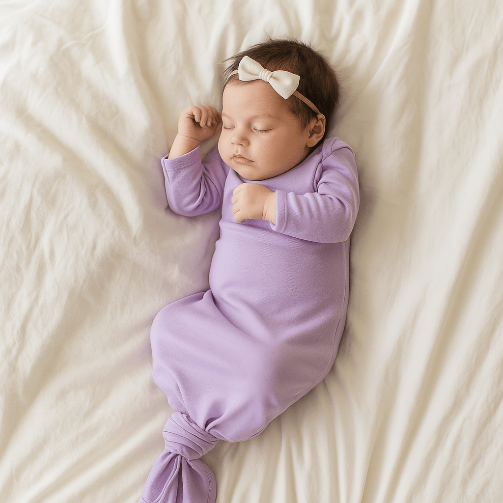 Luna & Arlo Basics Gown - Wisteria - Magnolia BabyGown