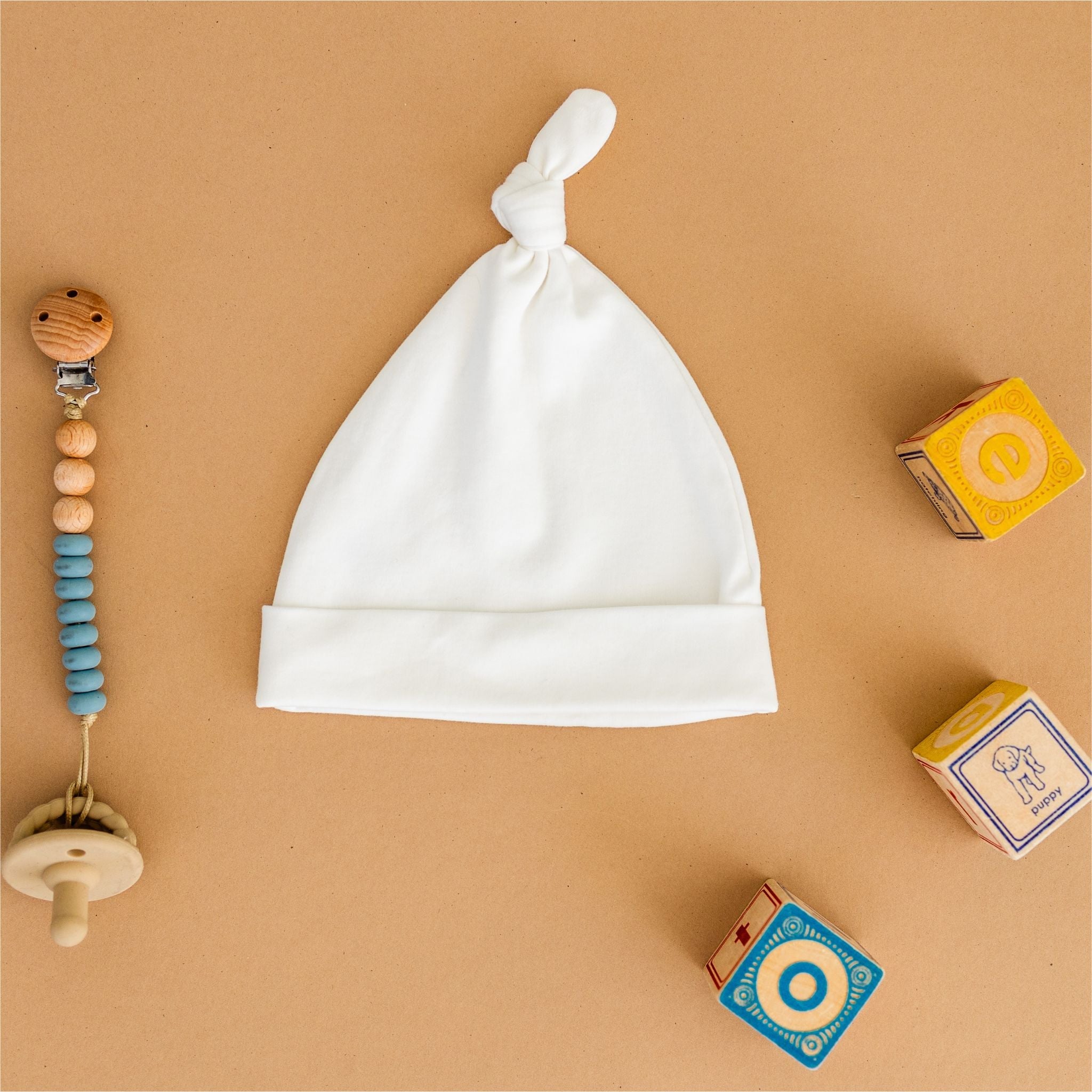 Luna & Arlo Basics Hat - Ivory - Magnolia BabyHat