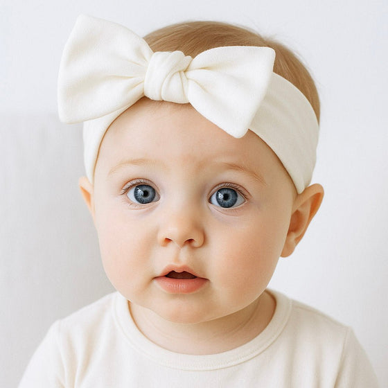 Luna & Arlo Basics Headband - Ivory - Magnolia BabyHeadband