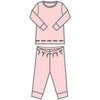 Luna & Arlo Basics Long Pajamas - Dusty Rose - Magnolia BabyLong Pajamas