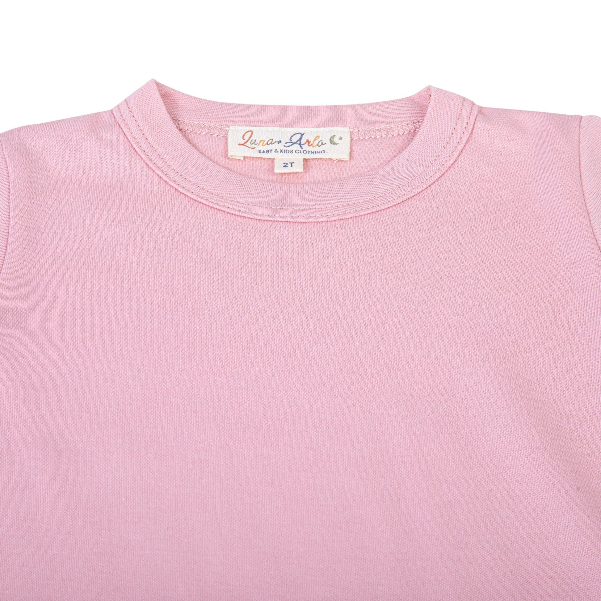 Luna & Arlo Basics Long Pajamas - Dusty Rose - Magnolia BabyLong Pajamas