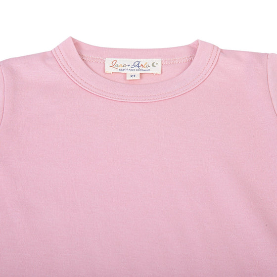 Luna & Arlo Basics Long Pajamas - Dusty Rose - Magnolia BabyLong Pajamas