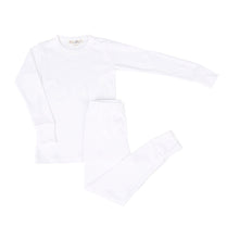  Luna & Arlo Basics Long Pajamas - Ivory - Magnolia BabyLong Pajamas