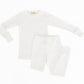 Luna & Arlo Basics Long Pajamas - Ivory - Magnolia BabyLong Pajamas