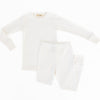 Luna & Arlo Basics Long Pajamas - Ivory - Magnolia BabyLong Pajamas