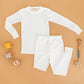 Luna & Arlo Basics Long Pajamas - Ivory - Magnolia BabyLong Pajamas