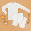 Luna & Arlo Basics Long Pajamas - Ivory - Magnolia BabyLong Pajamas
