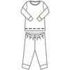 Luna & Arlo Basics Long Pajamas - Ivory - Magnolia BabyLong Pajamas