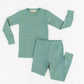Luna & Arlo Basics Long Pajamas - Moss - Magnolia BabyLong Pajamas