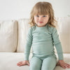 Luna & Arlo Basics Long Pajamas - Moss - Magnolia BabyLong Pajamas