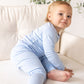 Luna & Arlo Basics Long Pajamas - Sky - Magnolia BabyLong Pajamas