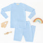 Luna & Arlo Basics Long Pajamas - Sky - Magnolia BabyLong Pajamas
