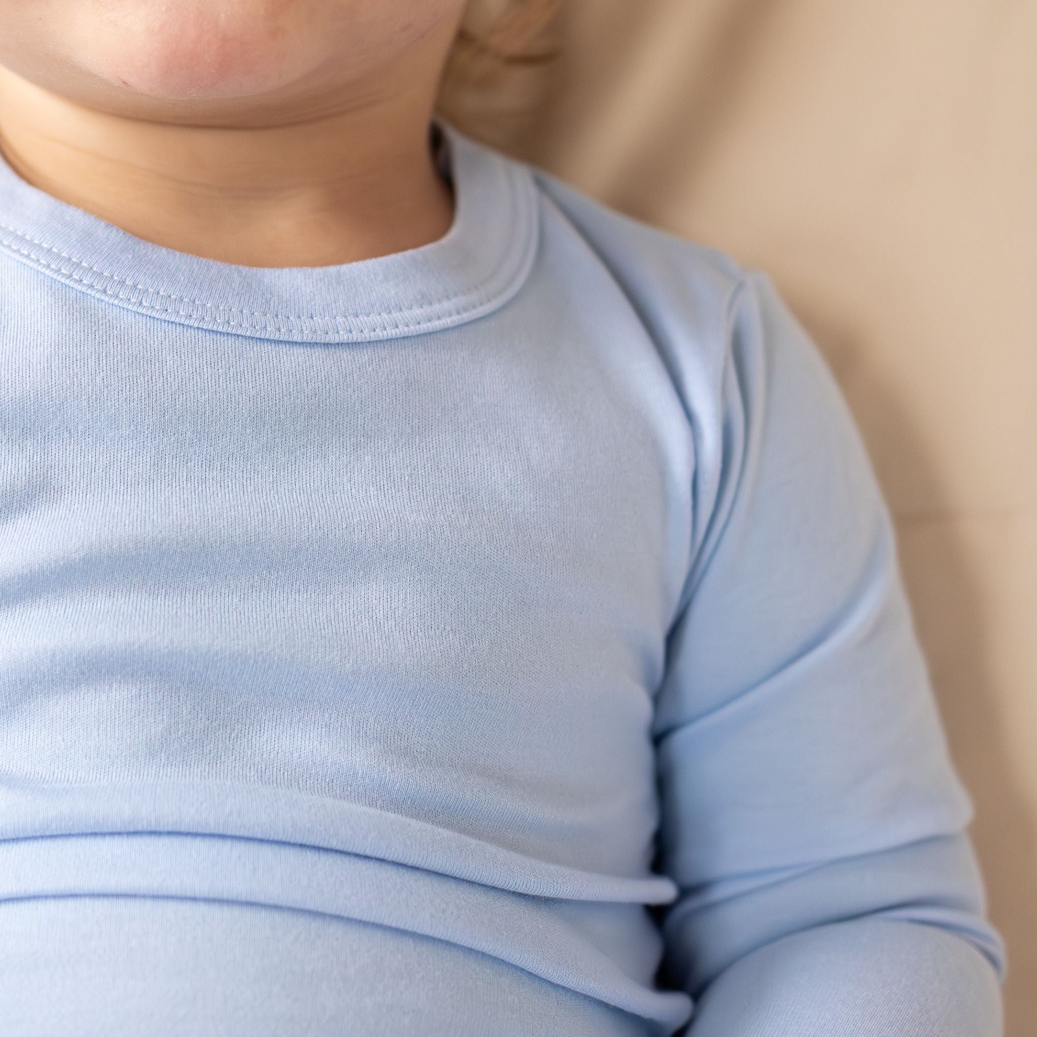 Luna & Arlo Basics Long Pajamas - Sky - Magnolia BabyLong Pajamas