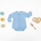 Luna & Arlo Basics Long Sleeve Bodysuit - Sky - Magnolia BabyBodysuit