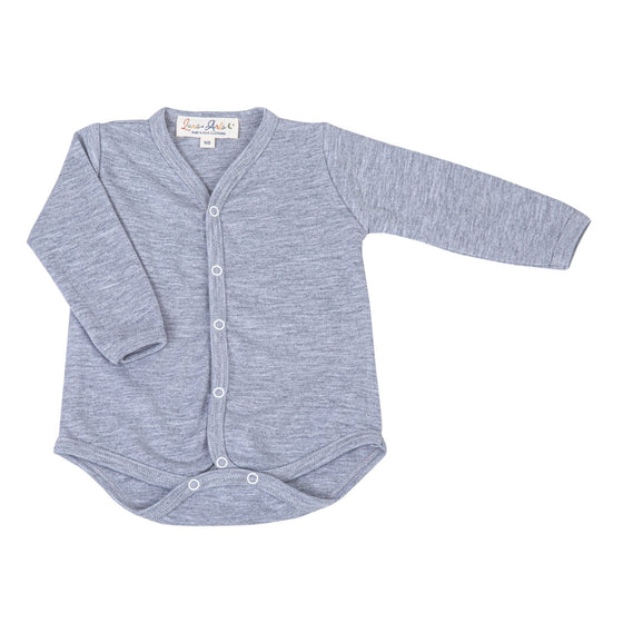 Luna & Arlo Basics Long Sleeve Bodysuit - Slate - Magnolia BabyBodysuit