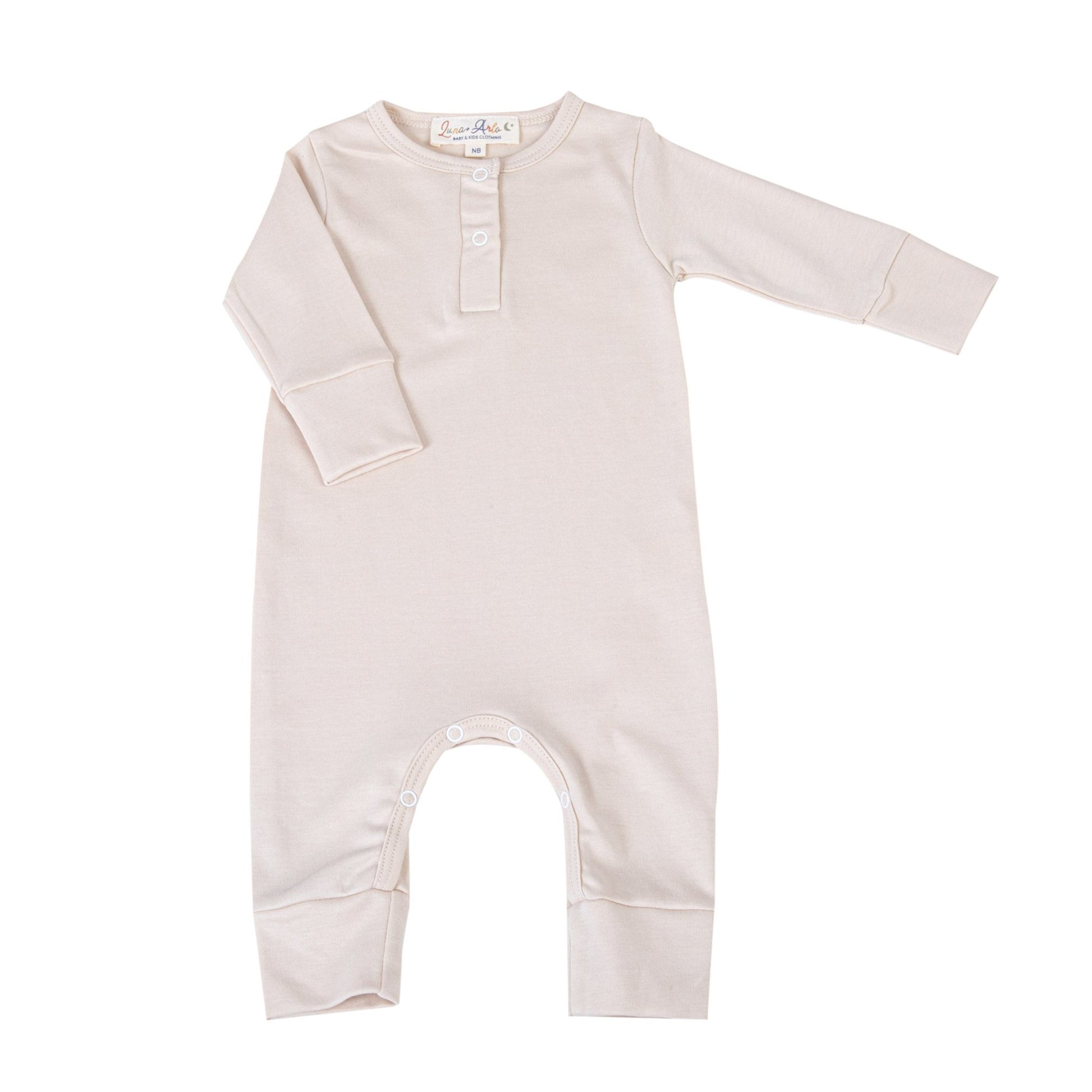Luna & Arlo Basics Playsuit - Driftwood - Magnolia BabyPlaysuit