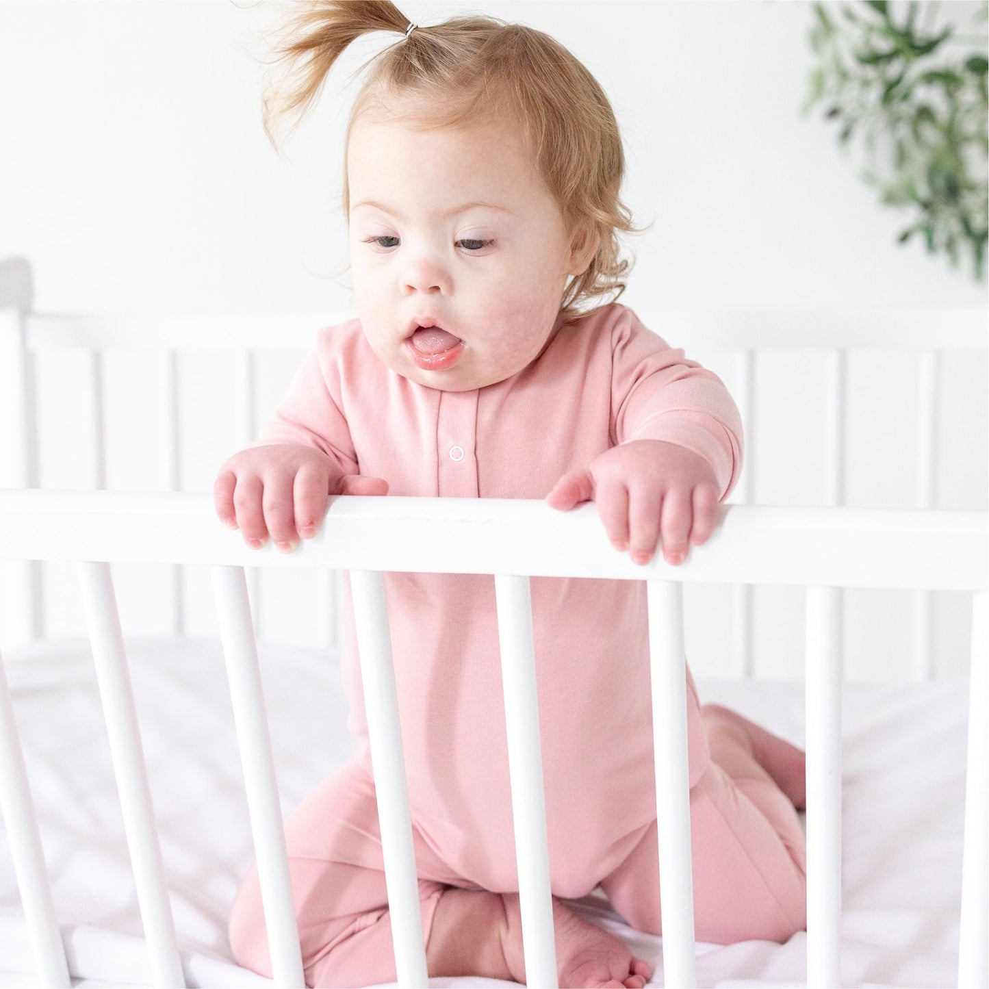 Luna & Arlo Basics Playsuit - Dusty Rose - Magnolia BabyPlaysuit