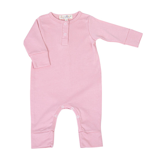 Luna & Arlo Basics Playsuit - Dusty Rose - Magnolia BabyPlaysuit