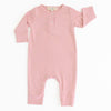 Luna & Arlo Basics Playsuit - Dusty Rose - Magnolia BabyPlaysuit