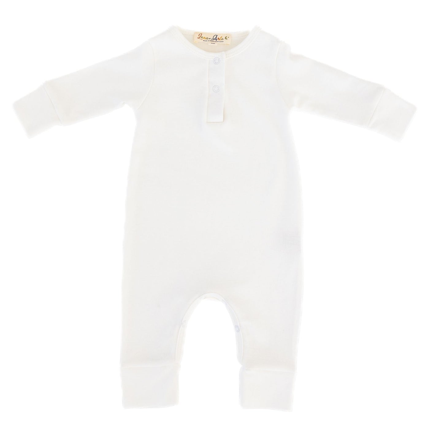 Luna & Arlo Basics Playsuit - Ivory - Magnolia BabyPlaysuit