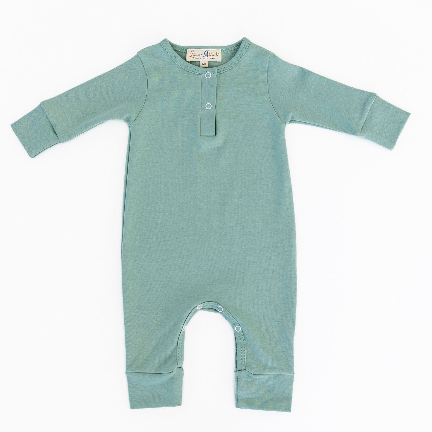 Luna & Arlo Basics Playsuit - Moss - Magnolia BabyPlaysuit