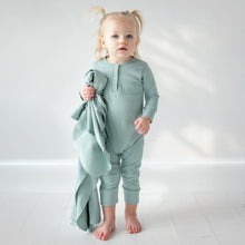  Luna & Arlo Basics Playsuit - Moss - Magnolia BabyPlaysuit