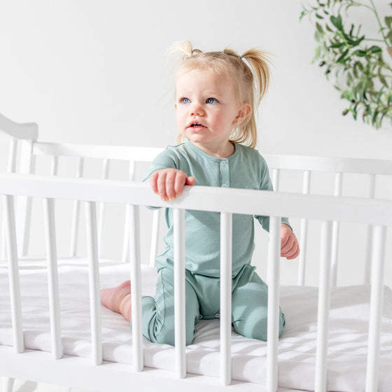 Luna & Arlo Basics Playsuit - Moss - Magnolia BabyPlaysuit